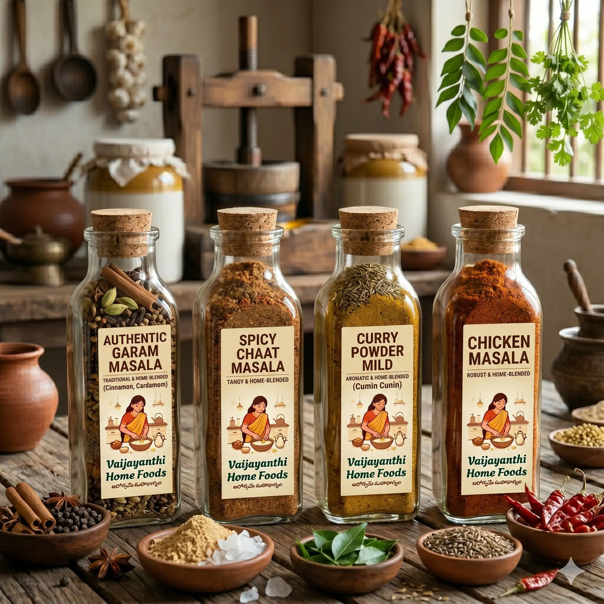 Spices & Masala Blends by Vaijayanthi Home Foods